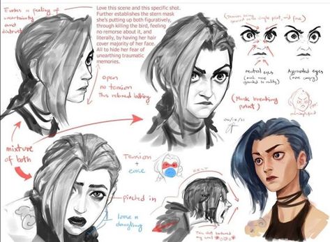 Arcane Style Drawings, Arcane Style Art Study, Arcane Drawing Reference, Arcane Art Study, How To Draw Arcane Art Style, Arcane Tutorial, Jinx Arcane Reference, Arcane Anatomy, Jinx Character Design