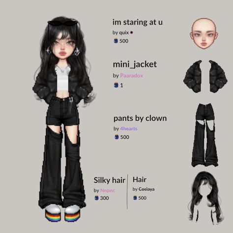 Username Ideas For Everskies, Everskies Items Id, Everskies Hair Id, Everskies Face Names, Everskies Gift Code, Outfit Ideas Everskies, Everskies Clothes Name, Y2k Outfits Everskies, Everskies Hair Name