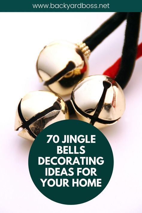 If you want to learn the different ways you can jazz up your house with jingle bells decorating ideas, we've got you sorted! With over 50+ ideas you'll find the perfect one for your home. Jingle Bell Theme Christmas Tree, Jingle Bells Diy Christmas Ideas, Christmas Decor Ideas Using Bells, Jingle Bell Christmas Ornaments Diy, Diy Jingle Bell Ornaments, Christmas Crafts Using Jingle Bells, Jingle Bell Crafts Christmas, Jingle Bells Decorations Ideas, Jingle Bell Decorations