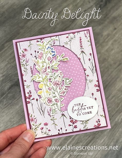 Su Dainty Delight, Dainty Delights Stampin Up Cards, Stampin Up Dainty Delight Cards, Dainty Delight Dies, Stampin Up Easter Cards, Stampin Up Sympathy Cards, Dainty Delight, Dainty Designs, Easter 2024