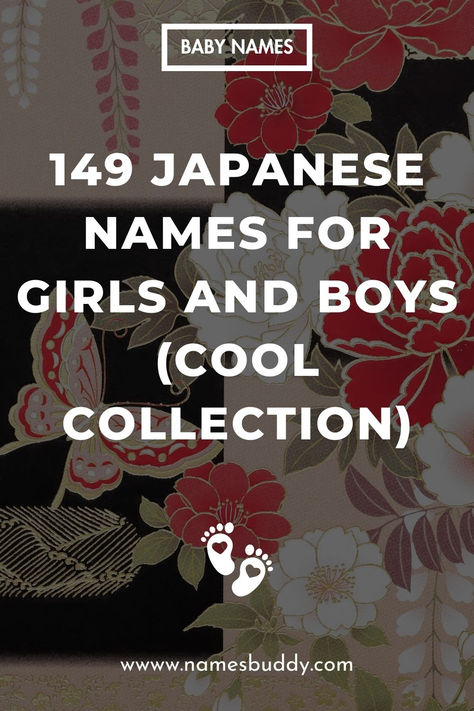 Japanese Names For Girls And Boys Cute Words In Japanese, Unique Japanese Names, Japanese Names For Girls, Good Boy Names, Japanese Boy Names, Japanese Names And Meanings, Western Names, Japanese Baby, Names For Girls