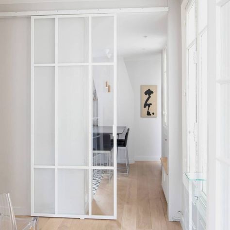 @metrosteelwindows shared a photo on Instagram: “Internal sliding doors can create flow in your home. They can open up spaces without moving into the room in the way that swinging doors…” �• Aug 6, 2020 at 9:27am UTC Internal Glass Doors, Internal Sliding Doors, Glass Doors Interior, Room Partition Designs, The Glass, Glass Doors, Sliding Door, Small Apartments, 인테리어 디자인