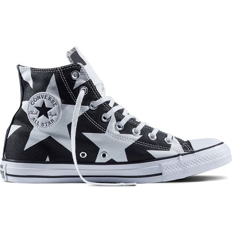 Star High Top Converse ❤ liked on Polyvore featuring tops, star print top and converse top Converse Shoes High Top, Star Converse, High Top Converse, Jack Purcell, All Stars Converse, Hype Shoes, Star Shoes, Swag Shoes, Converse Sneakers