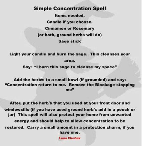 Simple concentration spell Occult Science, Mojo Bags, Magick Spells, Candle Magick, Wiccan Spell Book, Witch Spell Book, Witchy Crafts, Cleanse Me, Wicca Witchcraft