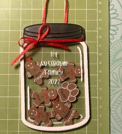 Gingerbread Cricut Ideas, Gingerbread Cricut, Gingerbread Diy, Gingerbread Ornaments, Christmas Jars, Gingerbread Christmas, Gingerbread Men, Diy Cricut, Cricut Design Space