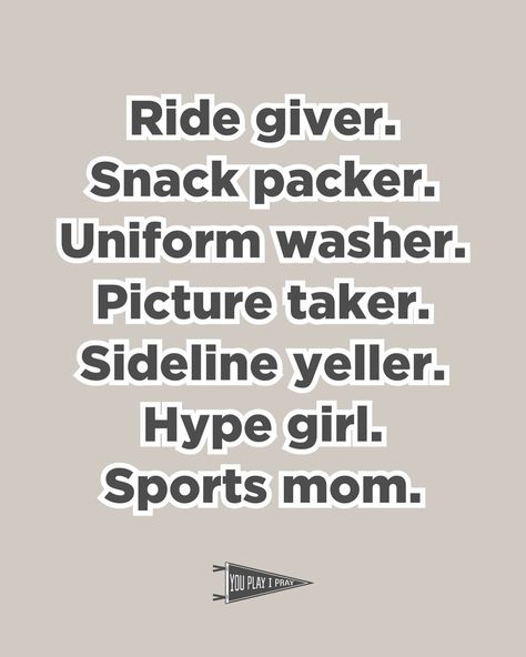 Sports Mom Game Plan: pray hard, cheer loud, repeat! 🤩 #loveofthegame #sportsmomlife #baseballmomlife #softballmom #softballislife #volleyballmom #volleyballmomlife #footballmom #basketballmom #soccermomlife #hockeymom #cheermom #dancemom #golfmom #wrestlingmom #prayingmom #dancemomlife Sports Mom Aesthetic, Sporty Mom, Rooted In Christ, Golf Mom, Mom Aesthetic, Games For Moms, Wrestling Mom, Volleyball Mom, Basketball Mom