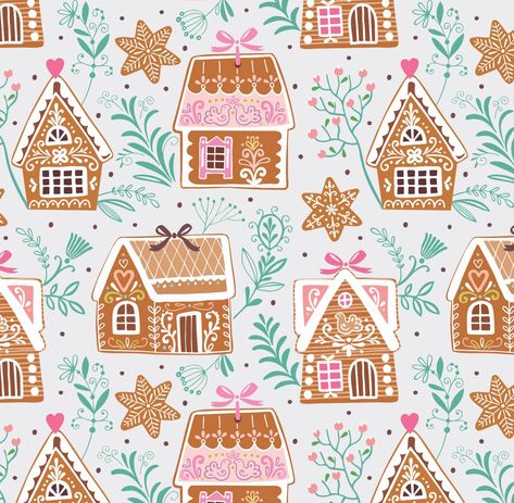 "This beautiful gingerbread house wrapping paper is perfect for wrapping your gifts for her this holiday season! Gingerbread House Gift Wrap * Quantity: Includes 3 Sheets * Material: Premium 70 lb Glossy Paper * Size: Folded sheets, each measures 30\" x 20\" Printed in vibrant color on premium heavyweight paper, this high quality paper feels thick and velvety to the touch. See our entire line of gift wrap at: https://www.etsy.com/shop/SteshaParty?search_query=wrapping Please note: Ribbon is not Gingerbread House Wrapping, Funny Wrapping Paper, Gingerbread Party, Christmas Phone Wallpaper, Illustration Noel, Wrapping Paper Design, Holiday Wrapping Paper, Wrapping Paper Christmas, Holiday Gift Wrap