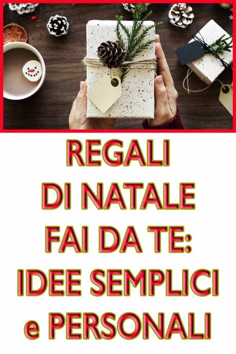 Le feste si avvicinano avvicinano e comincia la corsa sfrenata ai regali, sicuramente potrebbero essere apprezzati di più dei regali di Natale fai da te.  Dopo aver visto una serie di idee e suggerimenti pratici su come realizzare dei giocattoli per i vostri bambini in poche ore, oggi vedremo 7 regali di Natale fai da te personalizzati da donare ai vostri amici. Christmas Gifts Personalized, How To Make Toys, Gifts Personalized, Simple Ideas, Of Ideas, Diy Christmas Gifts, Diy Christmas, Madonna, Christmas Diy