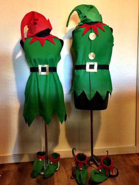 Christmas Elf Costume Diy, Diy Elf Costume, Diy Christmas Costumes, Christmas Concert Ideas, Diy Christmas Outfit, Christmas Skits, Christmas Elf Costume, Xmas Elf, Christmas Wear