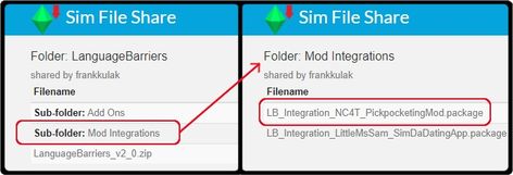 Frankk Language Barriers Mod - Compatibility Fix | Patreon Sims 4 Language Barrier Mod, Language Barrier, Shared Folder, Sims 4