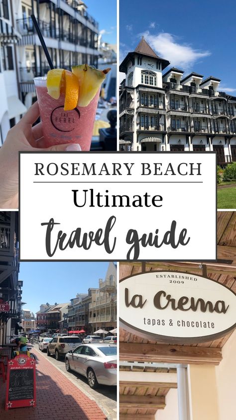 Rosemary Beach The Pearl Rosemary Beach, Beach Babymoon, Havana Beach, Rosemary Beach Florida, 30a Florida, Beach Things, White Sand Beaches, Florida Panhandle, Seaside Florida