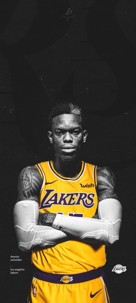 Lakers Players, Dennis Schroder, Lakers Wallpaper, Kevin Johnson, Kobe Bryant Poster, Lebron James Lakers, Kobe Bryant Pictures, Basketball Style, Lakers Kobe Bryant