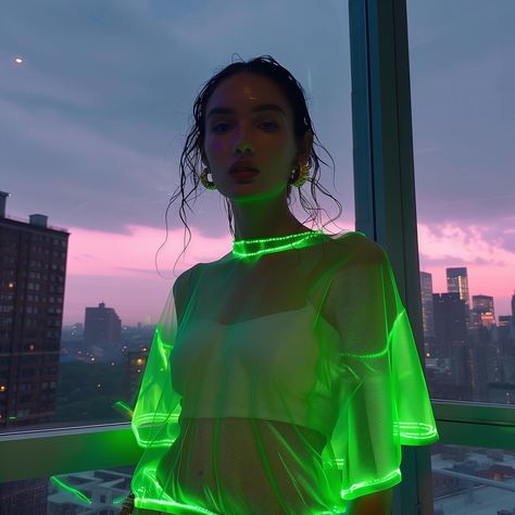 Glowwave Outfits, Glow Light, Light Up The Night, Dream Wardrobe, Cyberpunk, Light Up, Shirt Designs, Quick Saves, Design