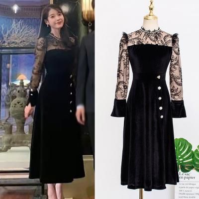 Iu Outfits, Jang Man Wol, Iu Dress, Gaun Tulle, Luna Fashion, Kpop Dress, Fesyen Islam, Drama Fashion, Cute Black Dress