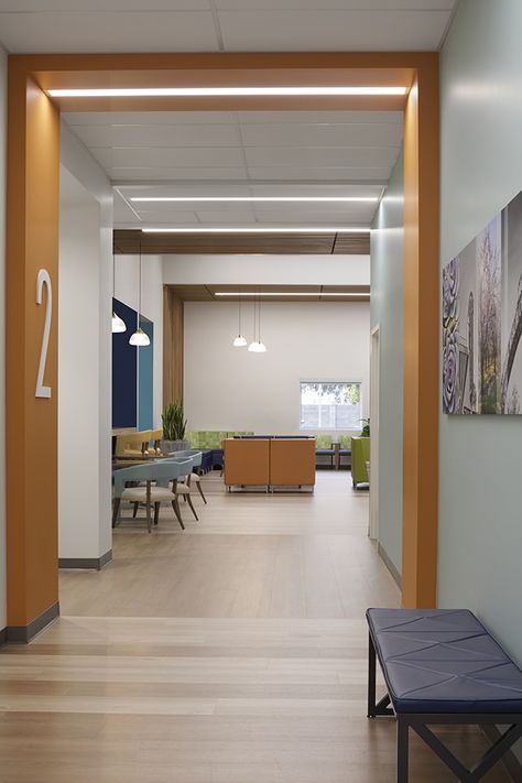 Senior Living Interior Design Bedrooms, Behavioral Health Interior Design, Behavioral Health Design, Health Interior Design, Healthcare Inspiration, Senior Living Interior Design, Waiting Room Design, Healthcare Interior Design, Healthcare Architecture