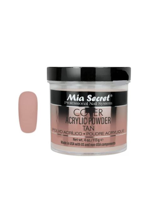 Mia Secret Cover Tan Acrylic Powder MADE IN USA Multiple Sizes (4 oz) Acrylic Nail Powder, Minimal Nails, Power Colors, Nail Powder, Uñas Acrilicas, Acrylic Powder, Powder Nails, Professional Nails, Nail Tech