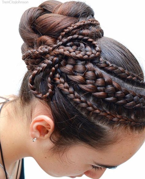 Ballet Updo, Wavy Hair Hairstyles, Thick Hair Hairstyles, Hairstyles For Thinning Hair, Fenugreek For Hair, Hairstyles For Wavy Hair, Bun Ideas, Tutorial Hairstyles, Hair Braid Patterns