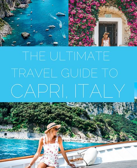 The Ultimate Jetset Travel Guide to Capri, Italy - JetsetChristina Capri Travel, Sister Trip, Amalfi Coast Travel, Italy Holiday, Italy Amalfi, Italy Honeymoon, Lake Como Italy, Venice Italy Travel, Positano Italy