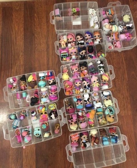 30+ Clever Spring Organization Ideas for Toy Storage | HubPages Doll Organization Ideas Diy, Lol Doll Organization, Doll Organization Ideas, Lol Room, Too Many Toys, Doll Organization, Spring Organization, Stuffed Animal Hammock, Doll Storage