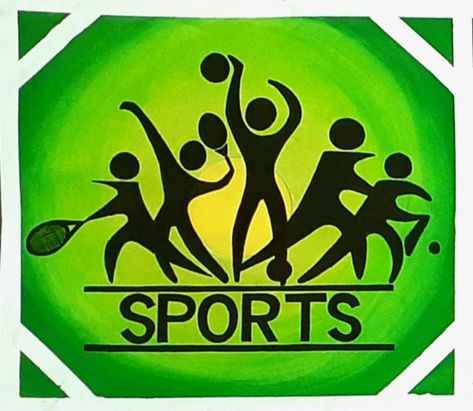 #drawing#painting #anthonyjohnart National Sports Day Decoration, Sports Poster Drawing, Sports Day Poster School Drawing, Annual Sports Day Poster For School, Sports Painting Ideas Wall Art, Sports Meet Poster, National Sports Day Drawing, Sports Meet Decoration Ideas, Sports Day Poster School