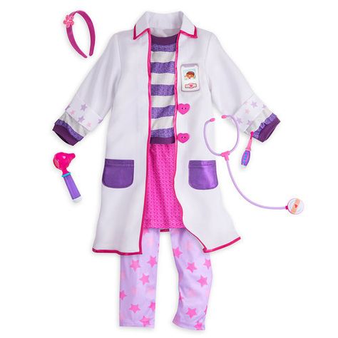 Doc Mcstuffins Costume, Kids Dress Up Costumes, Doc Mcstuffins Toys, Disney Doc Mcstuffins, Costume Disney, Costume Set, Kids Dress Up, Doc Mcstuffins