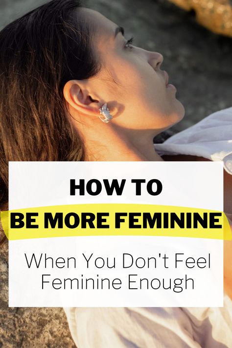 Are you feeling insecure about the lack of femininity? The great news is: you can be more feminine in ANY area of your life. With the right tools and information, it will be easy for you to reconnect with that part of yourself and feel feminine enough! Every woman has this feminine energy her. No matter if you know about it or not. I share with all my how to be more feminine tips, hope it helps 🙂 Click the link to read. Be More Feminine Tips, How To Be More Feminine Tips, Feminine Tips, Be More Feminine, Confidence Building Activities, How To Be More Feminine, My Love Life, Femininity Tips, Feminine Quotes