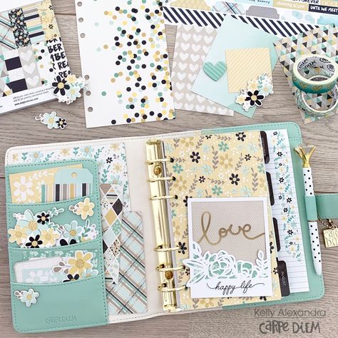 A5 Planner Set Up, Commonplace Journal, Carpe Diem Planner, Planner Themes, Ring Planners, Planner Scrapbooking, Wrapping Station, Bullet Journal Cover Ideas, Planner Setup