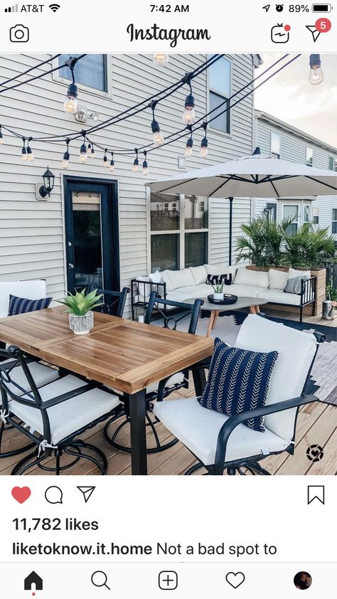 Patio Setup Ideas, Patio Set Up Ideas, Patio Setup, Patio Set Up, Set Up Ideas, Large Patio, Patio Deck Designs, Setup Ideas, Gives Me Hope