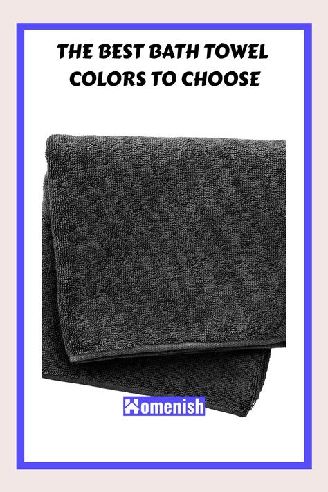 The color of your bath towels is an essential element of your bathroom's design scheme. In this guide, we'll highlight the best colors for bath towels, considering factors like visual appeal, ease of maintenance, and their ability to complement various bathroom palettes. Best Amazon Bath Towels, Best Quality Bath Towels, Towel Colors For Bathrooms Target, Towel Bar Height, Black And White Towels, Relaxing Bubble Bath, All White Bathroom, Best Bath Towels, Microfiber Bath Towels