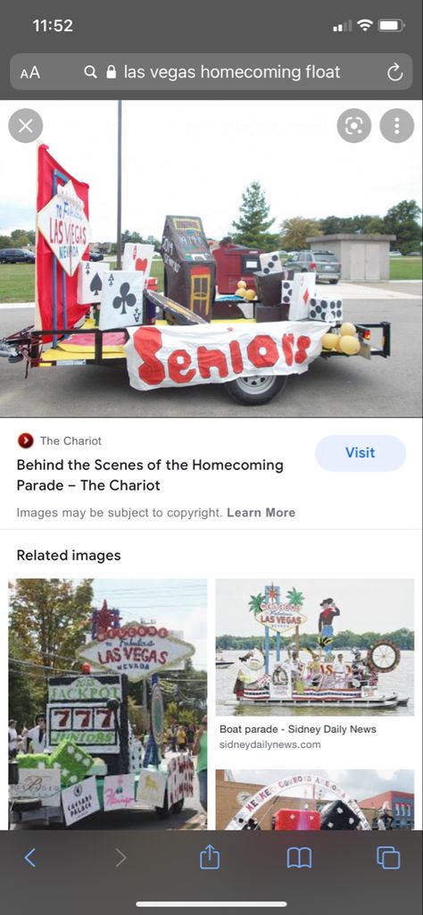 Vegas Parade Float Ideas, Las Vegas Homecoming Float, Hoco Floats, Hoco Court, Hoco 2022, Homecoming 2022, Homecoming Floats, Homecoming Court, Homecoming Parade