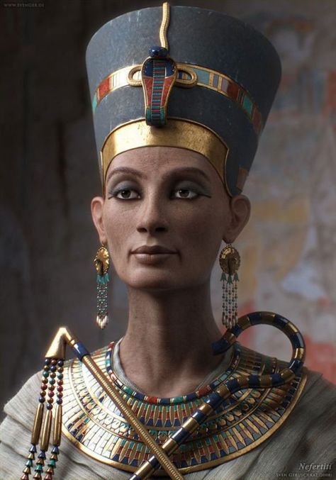 Facial Reconstruction of 6 Ancient Egyptians You Should Know About Starověký Egypt, Egiptul Antic, Afrique Art, Queen Nefertiti, Egyptian Queen, Egyptian Pharaohs, Egypt History, Egypt Art, Egyptian History