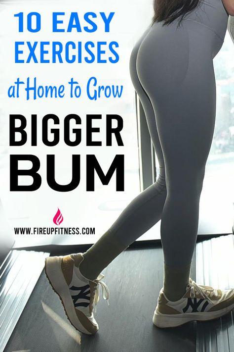 10 Easy Exercises at Home to Grow Bigger Bum | 10 Exercises for Legs and Glutes Grow Bigger Glutes, Hip And Buttocks Exercise At Home, Get A Bigger But In A Week, Workout To Make But Bigger, How To Grow Bigger Butts, Complete Leg Workout, Increase Buttocks Size, Exercises For Bigger Buttocks, How To Grow Your Buttocks At Home