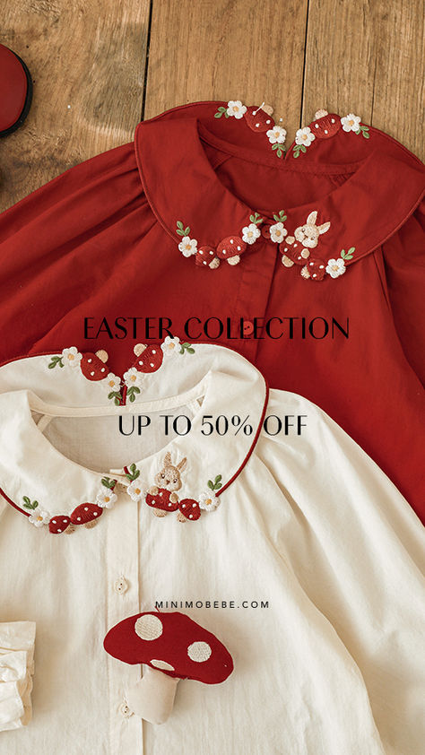 Spring into Easter with our adorable collection! Dress your kids in the cutest styles of the season, from floral dresses to dapper shirts. With discounts of up to 50% off, there's no better time to shop for Easter outfits. Hop onto our website and start shopping today!

Shop Now -> https://minimobebe.com/collections/easter Minimalist Baby Clothes, Trendy Trousers, Cottagecore Outfits, Dear Baby, Trendy Baby Clothes, Minimalist Baby, Easter Sale, Easter Outfit, Velvet Fashion