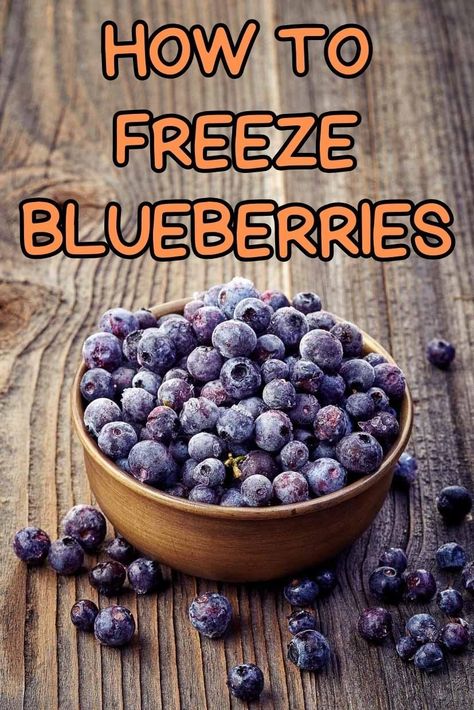 How to Freeze Blueberries  for Kitchen tips Pinterest pin. How To Freeze Blueberries, Freeze Blueberries, Upstate Ramblings, Blueberry Crumble Bars, Blueberry Season, Blueberry Crumble, Crumble Bars, Blueberry Bushes, Easy No Bake Desserts