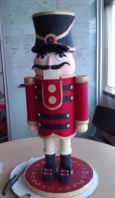 Nutcracker Cake, Cake Wrecks, Xmas Cake, Winter Cake, Unique Cakes, Novelty Cakes, Holiday Cakes, Occasion Cakes, Sugar Art