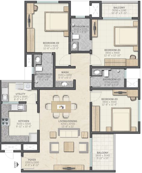 5400 Sq Ft 5 Bhk Floor Plan Image - Signature Group Ahmedabad Villa FFD 5bhk House Plan, Residential Plan, 3 Storey House, Duplex Floor Plans, Plan Image, House Plans Mansion, Mediterranean House Plans, Building Plans House, Plans House