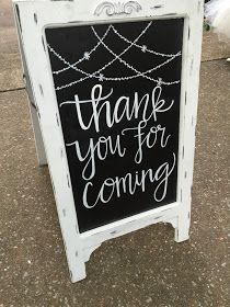 Wedding Chalkboard Signs. Thank you for coming Wedding chalkboard sign. DIY Wedding ceremony or reception chalkboard sign. Diy Reception, Wedding Chalk, Wedding Chalkboard Signs, Chalk Sign, Wedding Ceremony Signs, Chalkboard Lettering, Wedding Signs Diy, Wedding Reception Signs, Graduation Signs