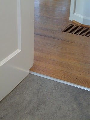 Marmoleum, it's like a garden on my floor... Marmoleum Floors Kitchen, Hardwood Transition, Marmoleum Flooring, Flooring Transitions, Marmoleum Floors, Floor Garden, Small Basement Remodeling, Floor Transition, Vinyl Flooring Kitchen