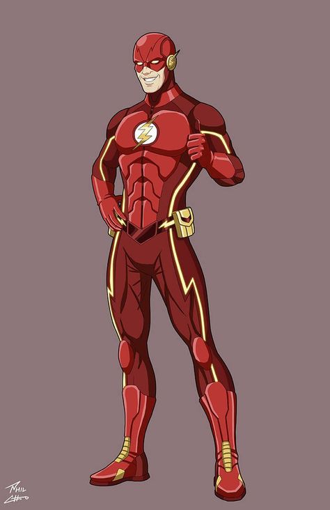 The Flash (Earth-27) by Phil-Cho The Flash Funny, Dc Speedsters, Earth 27, Flash Funny, Phil Cho, Sci Fi Comics, Dc Comics Superheroes, Barry Allen, Central City