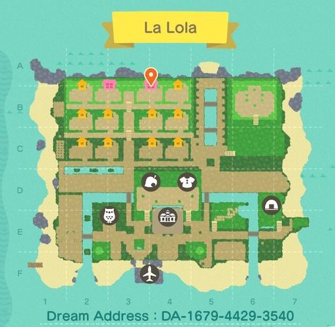 Animal Crossing Maps Ideas, Acnh Challenges, Happy Island Designer Animal Crossing, Animal Crossing Island Ideas Layout Map, Animal Crossing Villager House Layout Map, Acnh Island Layout Map, Animal Crossing Neighborhood Ideas Map, Acnh Terraform Ideas Map, Acnh Double South River Map Ideas