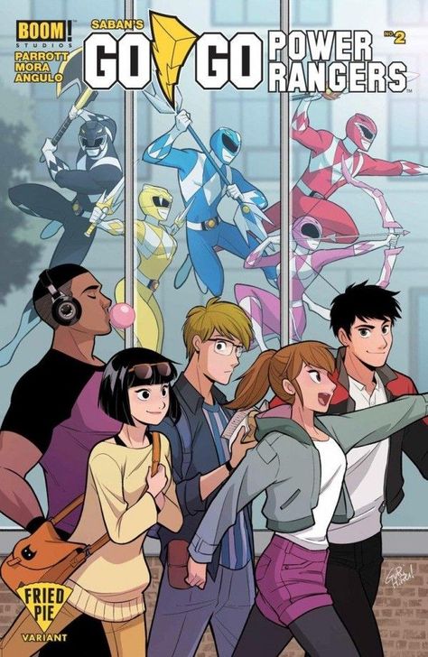 GO GO POWER RANGERS dessin Gurihiru Fried Pie, Power Rangers 2017, Power Rangers Comic, Power Rangers Fan Art, Boom Studios, Power Rangers Art, Go Go Power Rangers, Mighty Morphin Power Rangers, Comic Style