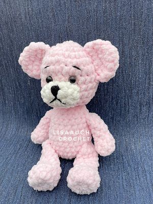 FREE Crochet Teddy Bear Pattern Easy & Perfect for Beginners Crochet Baby Teddy, Free Crochet Teddy Bear, Crochet Teddy Bear Pattern Free, Teddy Bear Patterns, Teddy Bear Patterns Free, Bear Crochet Pattern, Bear Patterns Free, Small Teddy Bears, Bear Patterns