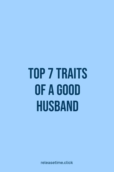 Looking for a partner for life? Discover the top 7 qualities that make a good man perfect for marriage. From kindness and communication to loyalty and ambition, these essential traits will ensure you're making the best pick when it comes to settling down. These characteristics are not just indicators of being a great husband, but they also pave the way for a healthy and loving partnership. Ensure a happy future by focusing on these key traits in your search for true love. Best Qualities In A Man, Traits To Look For In A Partner, Good Traits In A Man, Qualities Of A Good Man List, Traits In A Partner, Traits Of A Good Man, Qualities Of A Good Man, Great Husband, A Good Husband