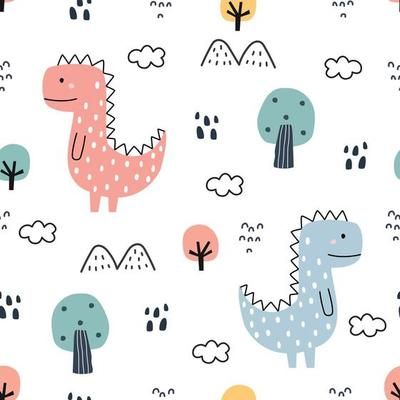 Creative Content by anuchadu100458 Animal Background, Children Style, Doodle Background, Adobe Animate, Floral Cards Design, Nursery Patterns, Muslin Wraps, Dinosaur Nursery, Pottery Painting Designs