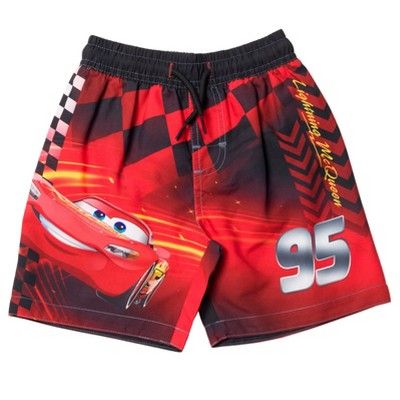 On your mark, get set, go! Race off to Radiator Springs in this Disney Pixar Cars Swim Trunks to explore the iconic Route 66 town. Visit Mater at Tow Mater Towing & Salvage, hang out with Sally at the Cozy Cone Motel, hit the race track with the legendary Lightning McQueen, and fill up the gas tank at Flo's V-8 Cafe. Your little speedster will love this cute and stylish swimming shorts bottoms featuring their favorite animated movie characters! Lightning Mcqueen Birthday Party, Animated Movie Characters, Animated Movies Characters, Toddler Boy Swim Trunks, Lighting Mcqueen, Tow Mater, Clarinets, Cars Lightning Mcqueen, Cars Disney