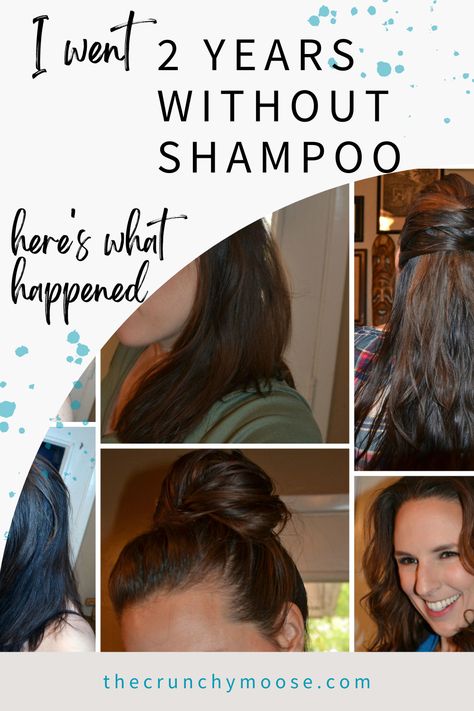 Diy Non Toxic Shampoo, No Lather Shampoo, No Wash Hair Routine, Stop Washing Your Hair, No Poo Method Before And After, No Shampoo Method Before And After, No Poo Before And After, Diy Organic Shampoo, Washing Hair Without Shampoo