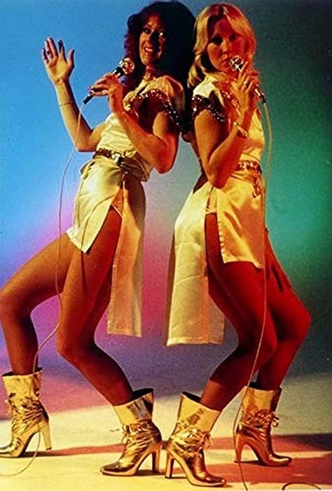 Amazon.com: Posterazzi DAP16 ABBA - Band Photo Print, 8 x 10, Multi: Posters & Prints Agnetha And Frida, Abba Outfits, Frida Abba, Jeremy Sumpter, Abba Costumes, Frida Lyngstad, Disco Aesthetic, 1970s Art, Disco Queen