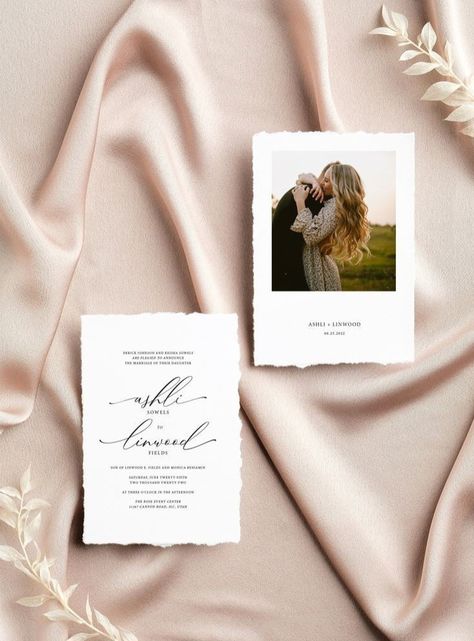 Invitation Photography, Safe The Date, Christmas Wedding Themes, Wedding Invitation Styles, Wedding Invitation Trends, Simple Wedding Invitation, Elegant Wedding Stationery, Mauve Wedding, Invitation Maker