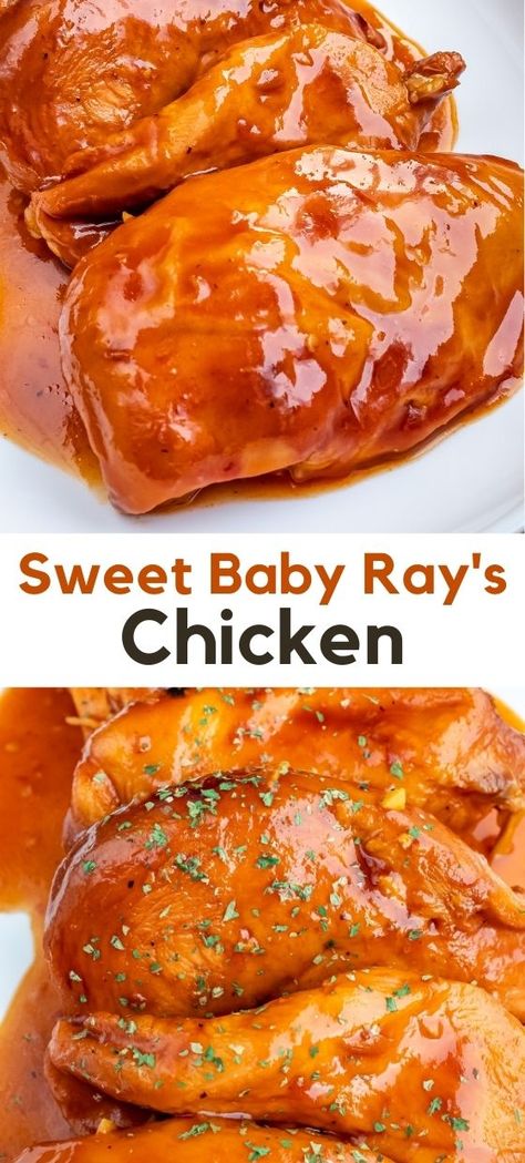 Sweet Baby Ray's Crockpot Chicken Recipe Sweet Baby Rays Crock Pot Chicken, Sweet Baby Ray Crockpot Chicken, Sweet Baby Ray's Crockpot Chicken, Sweet Baby Ray’s Crockpot Chicken, Marinated Chicken Crockpot Recipes, Baby Rays Crock Pot Chicken, Baby Rays Bbq Chicken, Crockpot Barbeque Chicken Recipes, Crock Pot Bar B Que Chicken Recipes