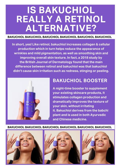 Retinol Vs Bakuchiol, Bakuchiol Benefits, When To Use Retinol, How Retinol Works, Skincare Pics, Skincare Marketing, Benefits Of Retinol, Retinol Benefits, Natural Retinol